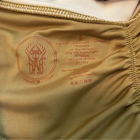 We Are HAH Pull Thru Swimsuit Size small Shroom High Cut Halter - Picture 4 of 10